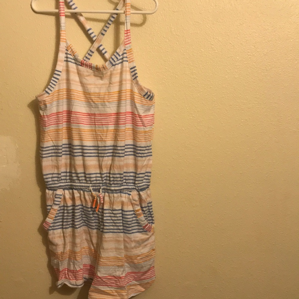 A beautiful multi color romper